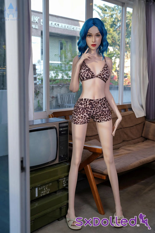 Eiko A (A-Cup) (170cm) | Blue Short Haired Sex Doll | Dolls Castle A-Cup / 170cm / Blue Sex Doll