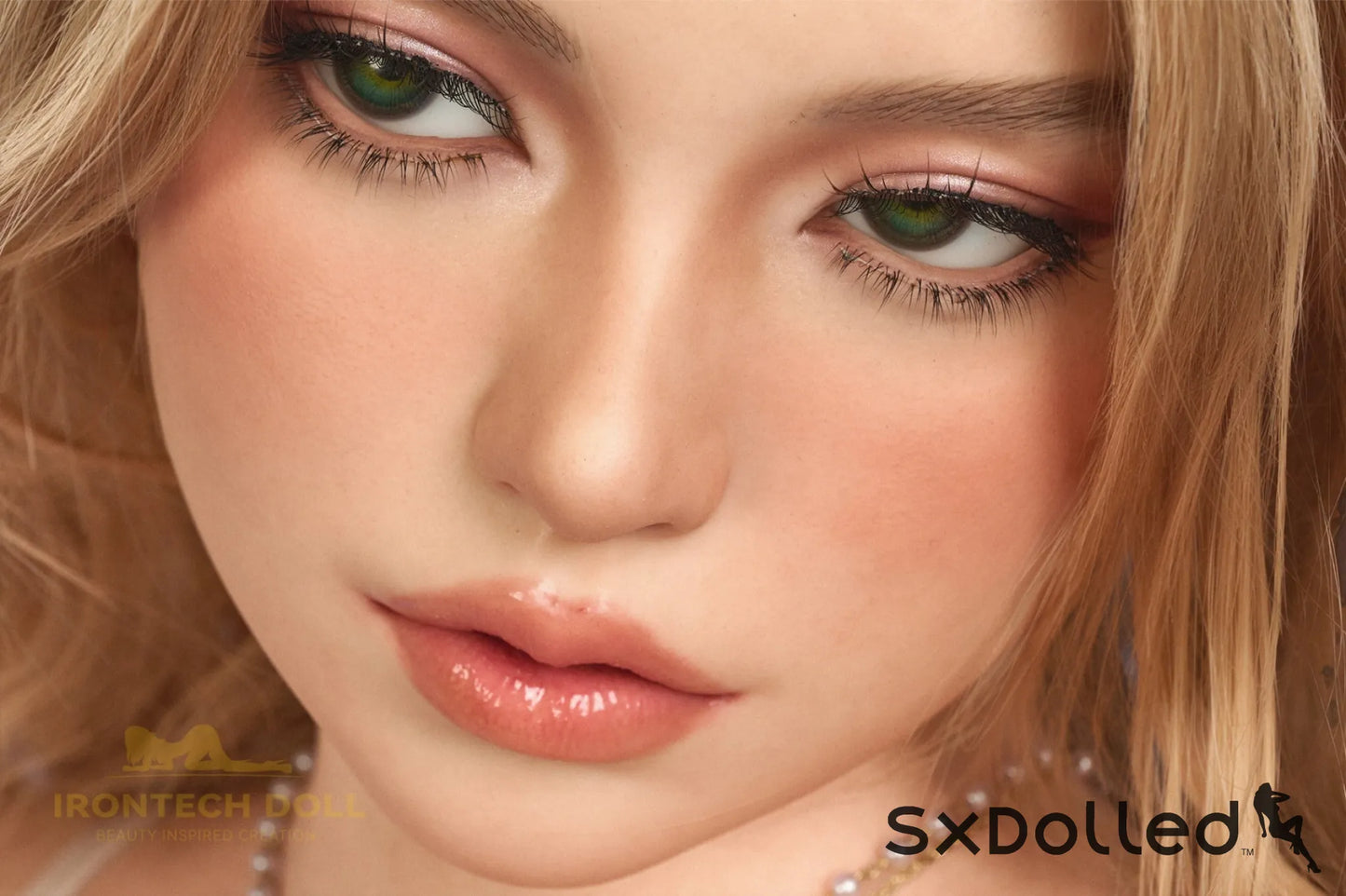 Eileen A (H-Cup) (164cm) | Blonde Thick Curvy Sex Doll | Irontech Doll H-Cup / 164cm / Blonde Sex Doll