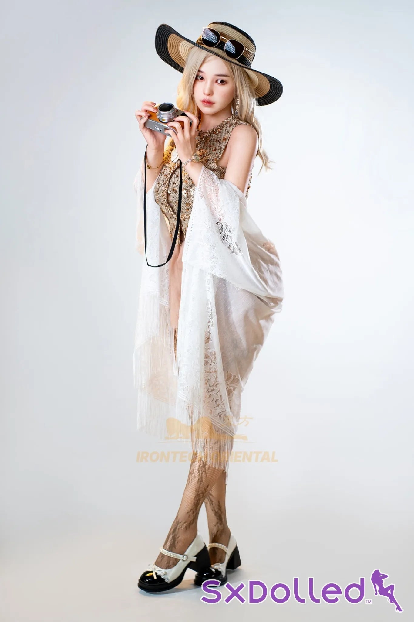 Eileen F (E-Cup) (158cm) | Socialite Oriental Sex Doll | Irontech Doll | Oriental Series - E-Cup / 158cm / Blonde - Sex