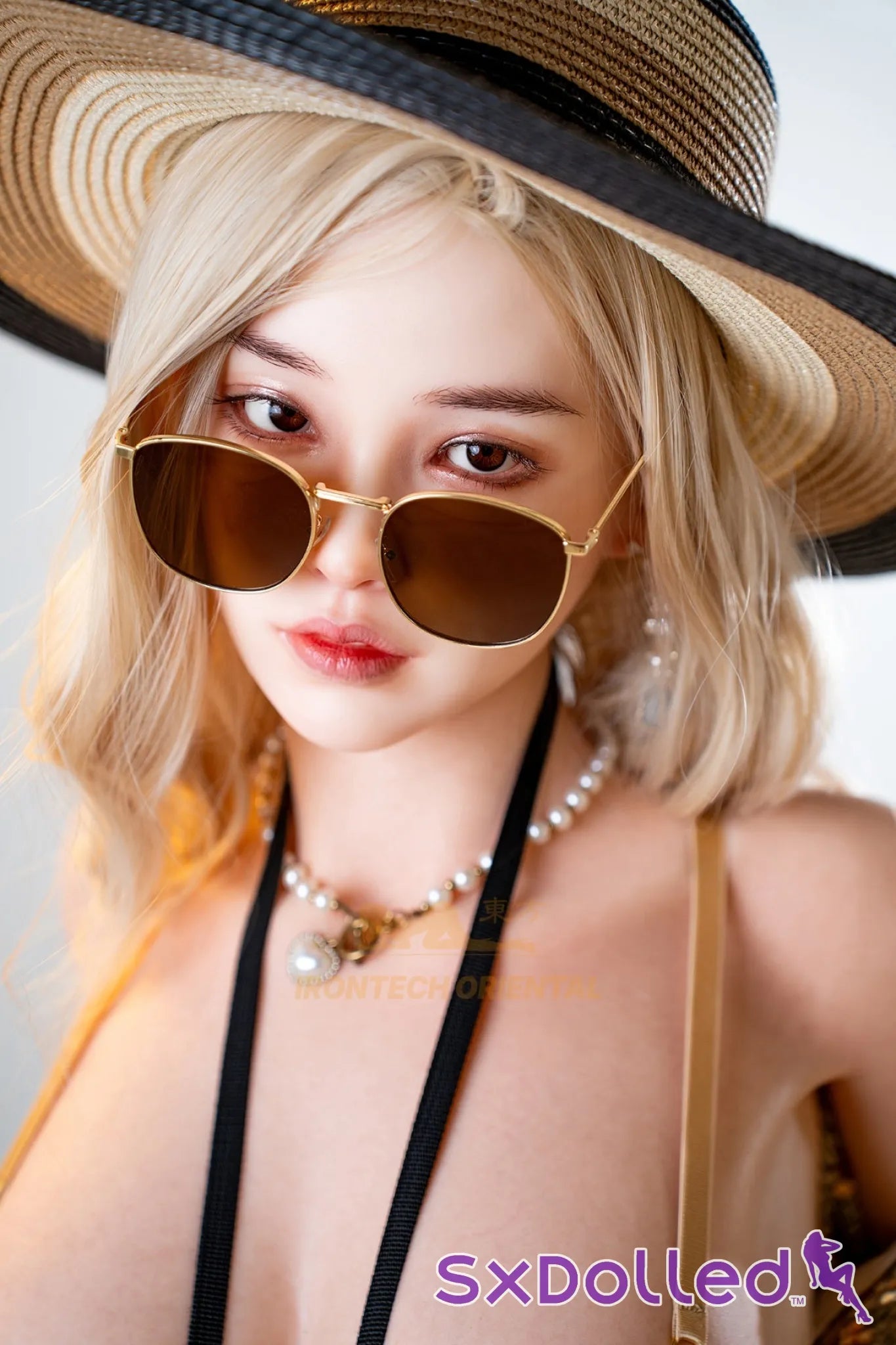 Eileen F (E-Cup) (158cm) | Socialite Oriental Sex Doll | Irontech Doll | Oriental Series - E-Cup / 158cm / Blonde - Sex