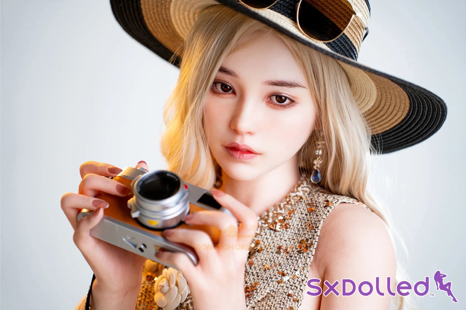 Eileen F (E-Cup) (158cm) | Socialite Oriental Sex Doll | Irontech Doll | Oriental Series - E-Cup / 158cm / Blonde - Sex