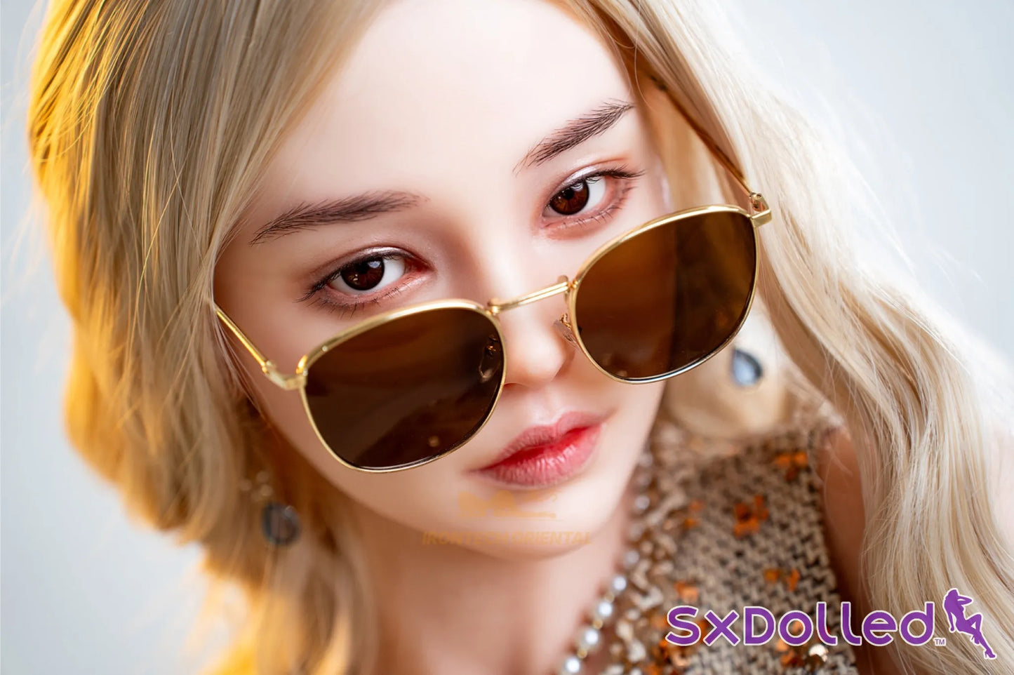 Eileen F (E-Cup) (158cm) | Socialite Oriental Sex Doll | Irontech Doll | Oriental Series - E-Cup / 158cm / Blonde - Sex
