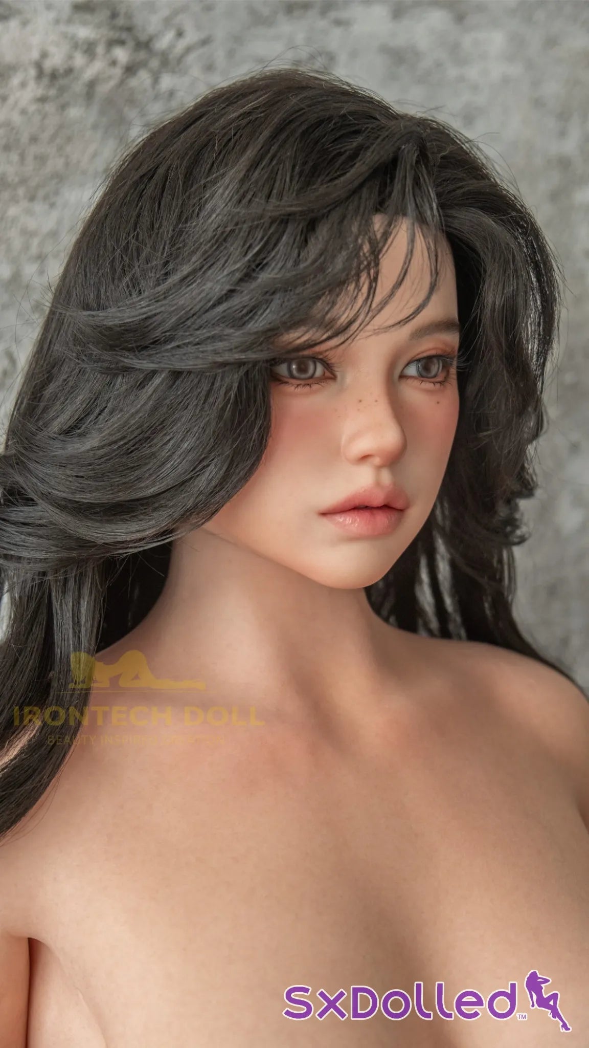 Eileen G (L-Cup) (164cm) | Mysterious Midnight Temptress Sex Doll | Irontech Doll - L-Cup / 164cm / Black - Sex Doll