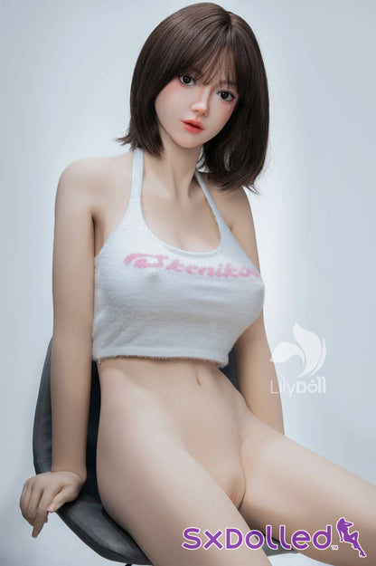 Elara B (F-Cup) (168cm) | Short Hair Asian Sex Doll | Lily Doll F-Cup / 168cm / Brunette Sex Doll