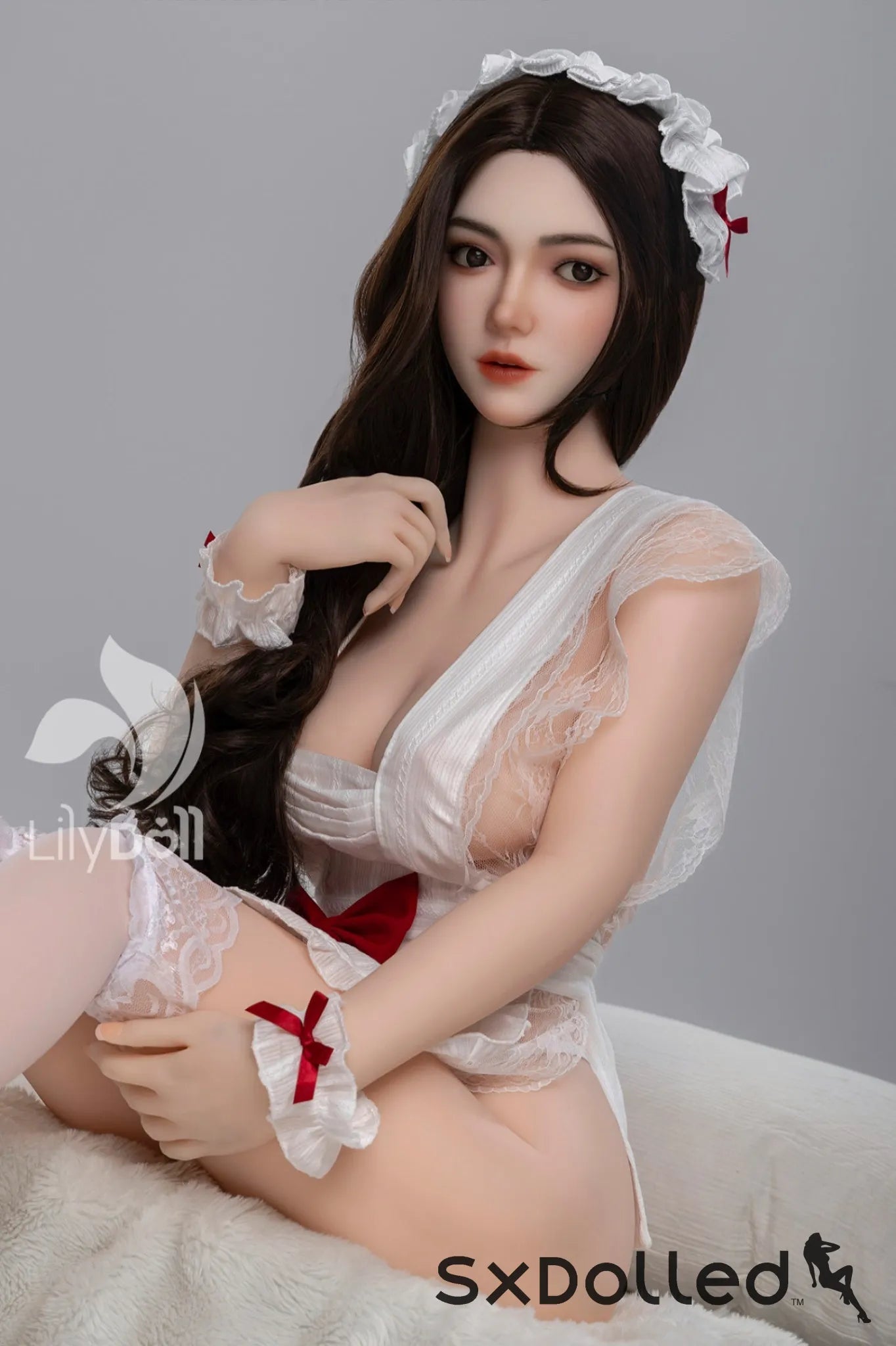 Elara C (D-Cup) (158cm) | European Slutty Maid Sex Doll | Lily Doll D-Cup / 158cm / Brunette Sex Doll
