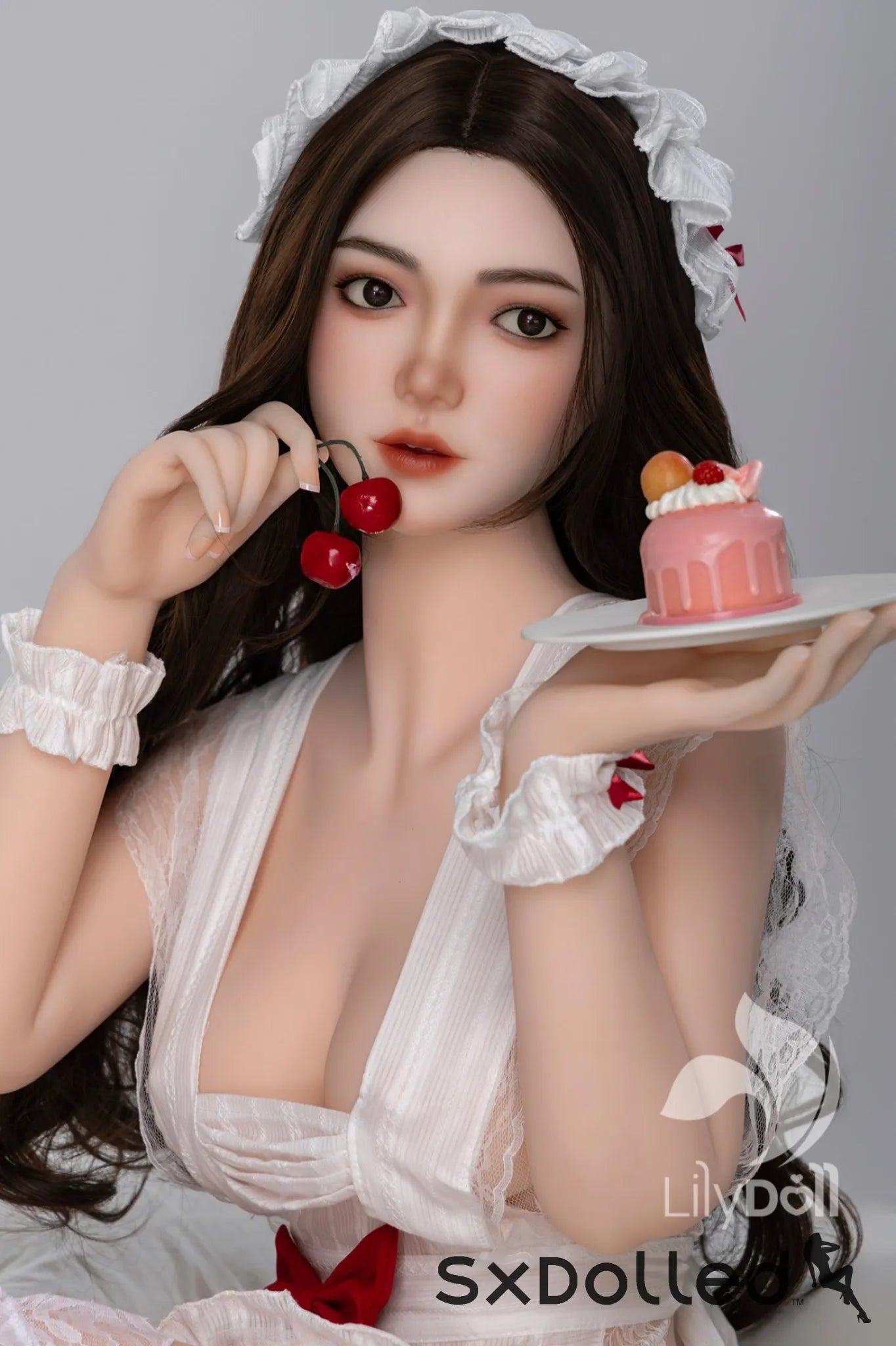 Elara C (D-Cup) (158cm) | European Slutty Maid Sex Doll | Lily Doll D-Cup / 158cm / Brunette Sex Doll