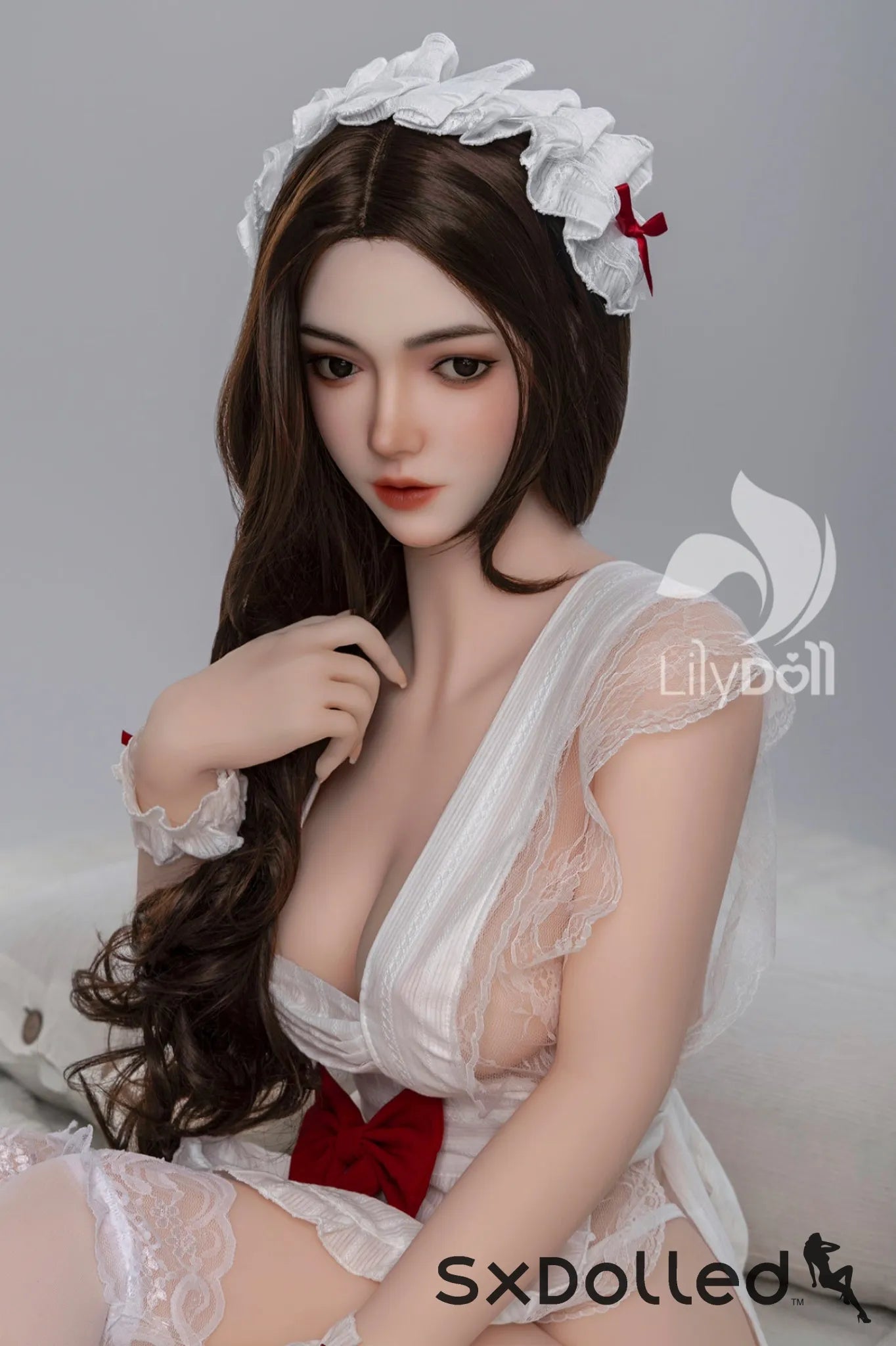 Elara C (D-Cup) (158cm) | European Slutty Maid Sex Doll | Lily Doll D-Cup / 158cm / Brunette Sex Doll