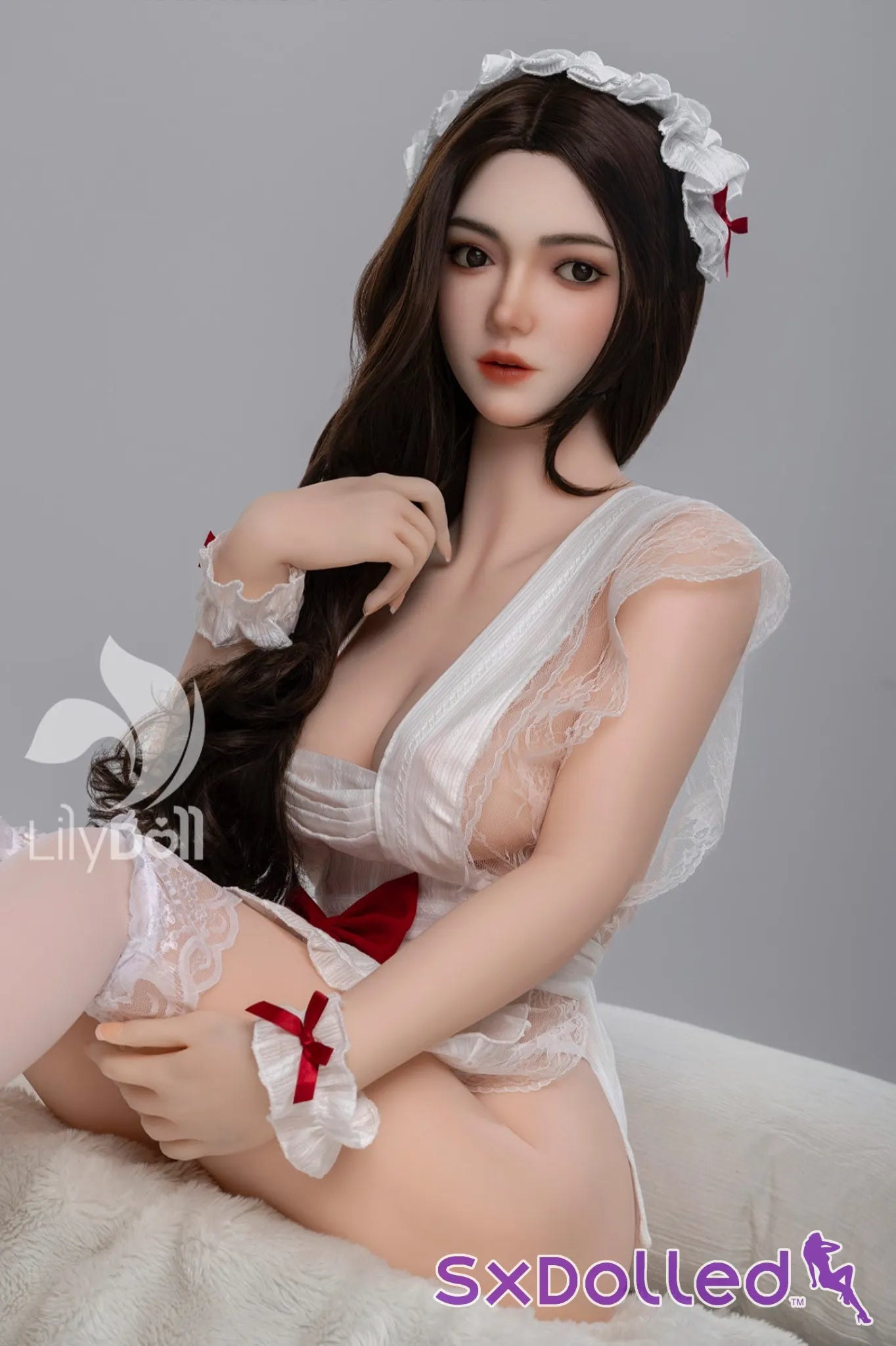 Elara C (D-Cup) (158cm) | European Slutty Maid Sex Doll | Lily Doll D-Cup / 158cm / Brunette Sex Doll