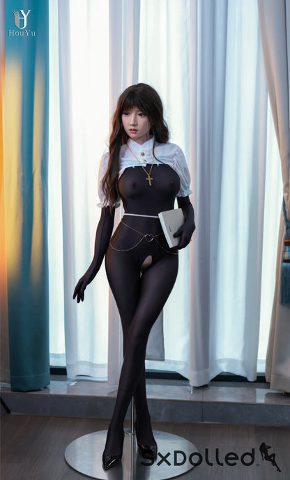 Elle A (F-Cup) (158cm) | Asian Ultra Realistic Sex Doll | Houyu Doll F-Cup / 158cm / Brunette Sex Doll