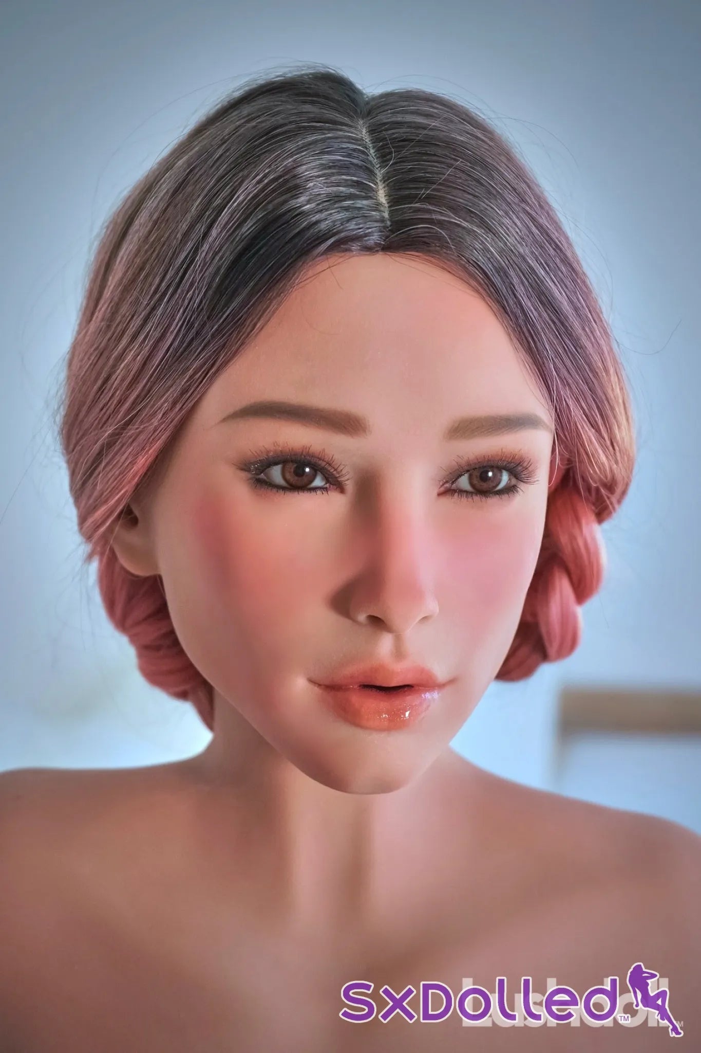 Ellie A (E Cup) (165cm) | Pink Hair Pear Latina Sex Doll | Lushdoll E Cup / 165cm / Ombre Sex Doll