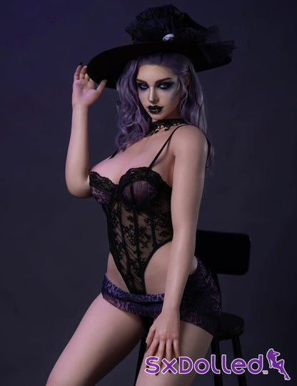 Elodie B (E-Cup) (176cm) | Purple Hair Goth Sex Doll | Top CY Doll E-Cup / 176cm / Purple Sex Doll