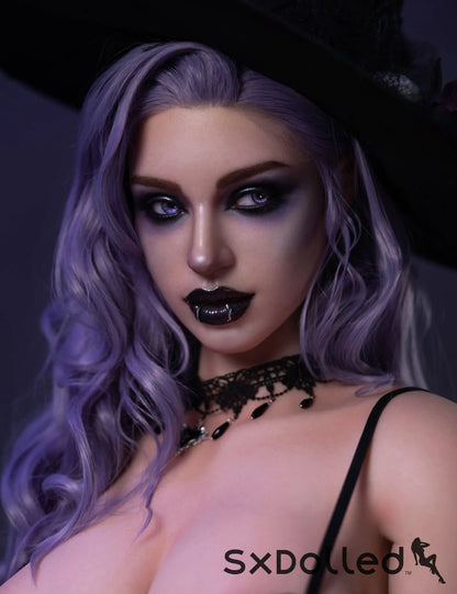 Elodie B (E-Cup) (176cm) | Purple Hair Goth Sex Doll | Top CY Doll E-Cup / 176cm / Purple Sex Doll
