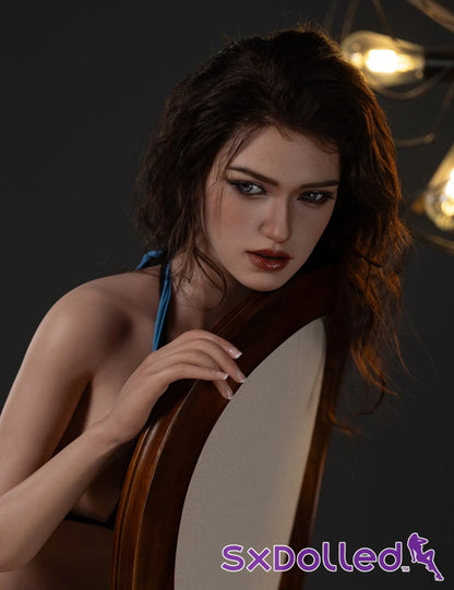 Elva-S (C-Cup) (150cm) | Tan Pear Caucasian Sex Doll | Top CY Doll C-Cup / 150cm / Brunette Sex Doll