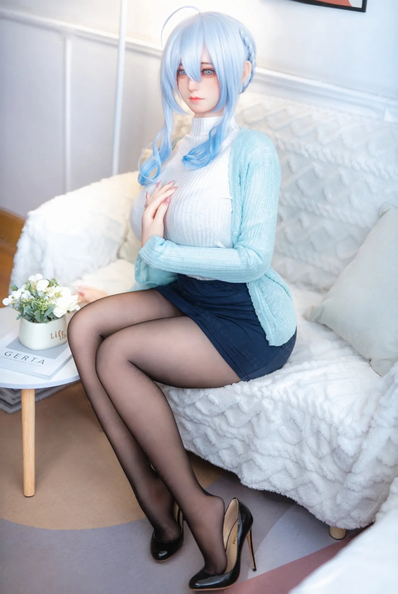 Emiko (I-Cup) (155cm) | Sex Doll I-Cup / 155cm / Blue Sex Doll