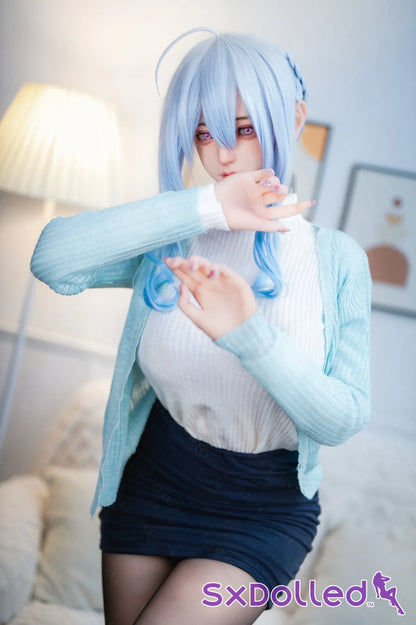 Emiko (I-Cup) (155cm) | Sex Doll I-Cup / 155cm / Blue Sex Doll
