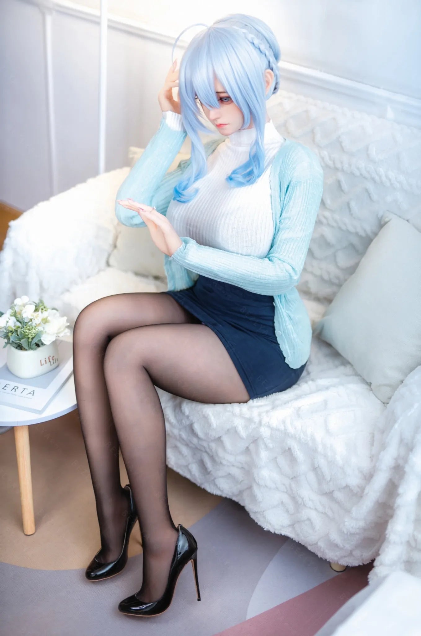 Emiko (I-Cup) (155cm) | Sex Doll I-Cup / 155cm / Blue Sex Doll