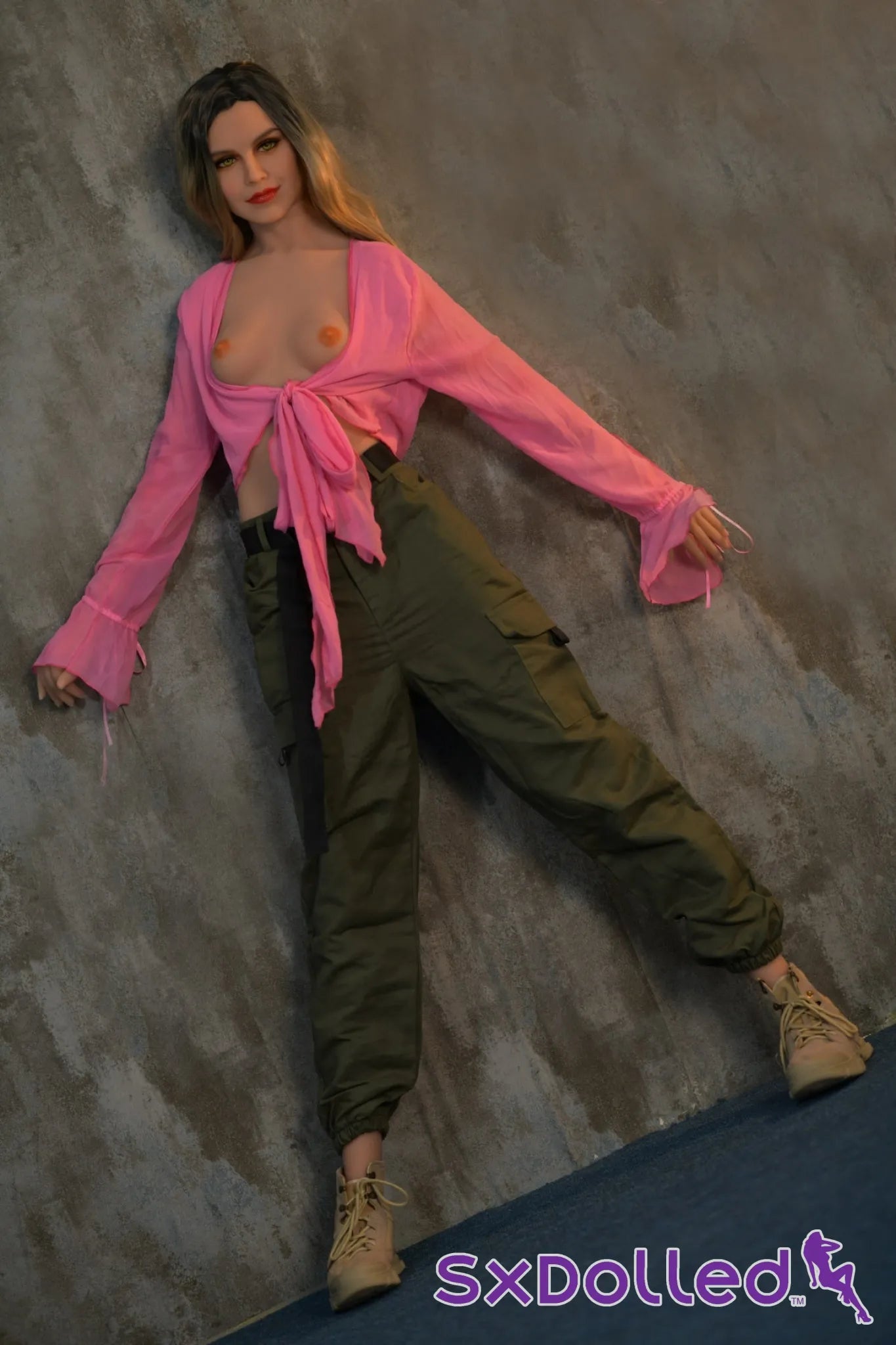 Emma C (A-Cup) (166cm) | Happy Caucasian Sex Doll | HR Doll - A-Cup / 166cm / Ombre - Sex Doll