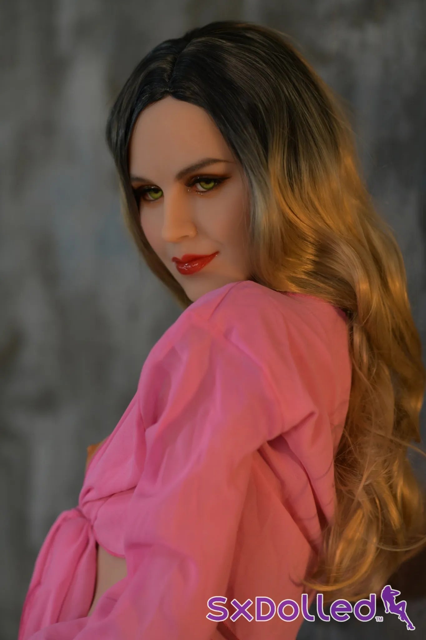 Emma C (A-Cup) (166cm) | Happy Caucasian Sex Doll | HR Doll - A-Cup / 166cm / Ombre - Sex Doll