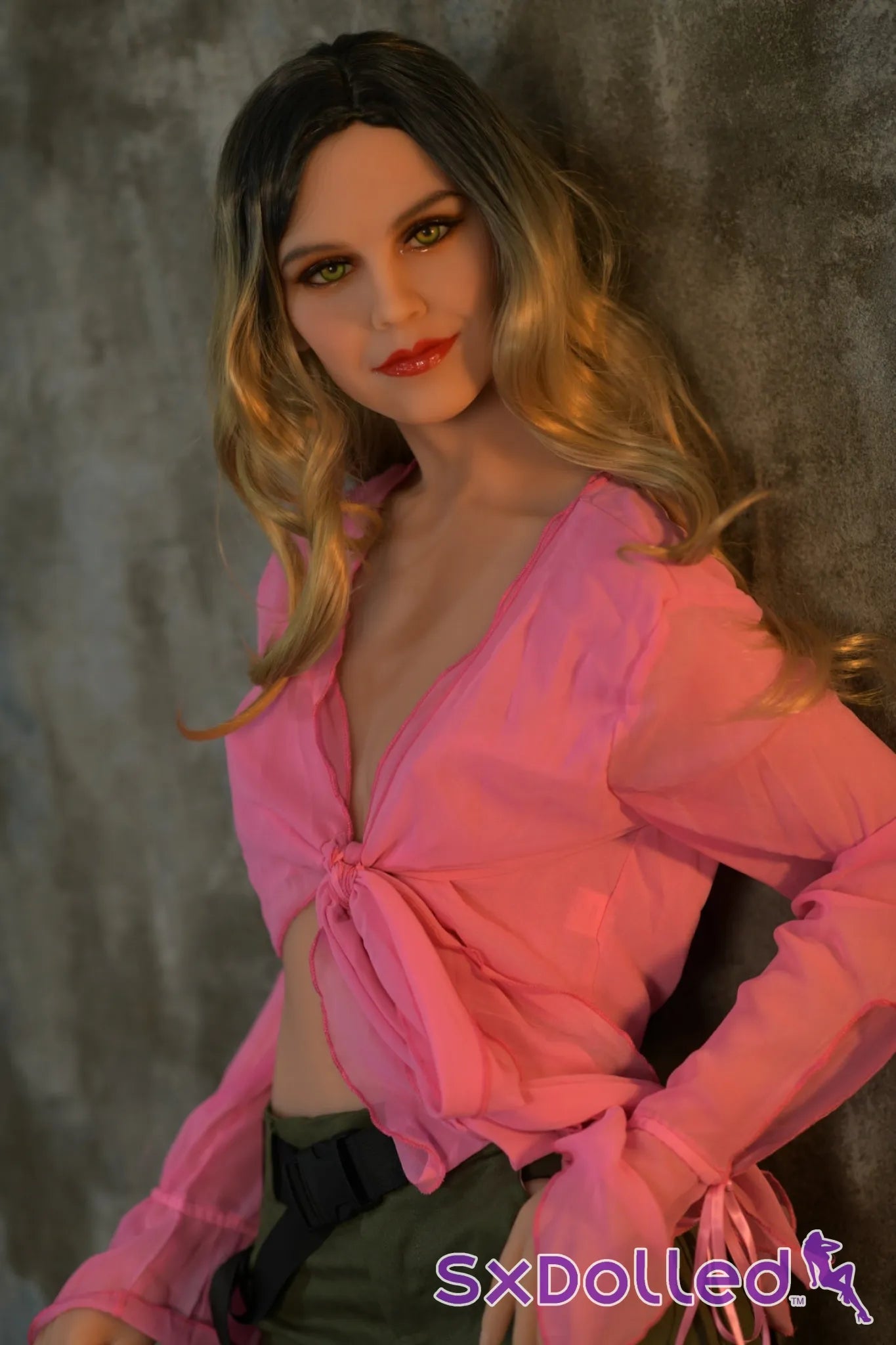 Emma C (A-Cup) (166cm) | Happy Caucasian Sex Doll | HR Doll - A-Cup / 166cm / Ombre - Sex Doll