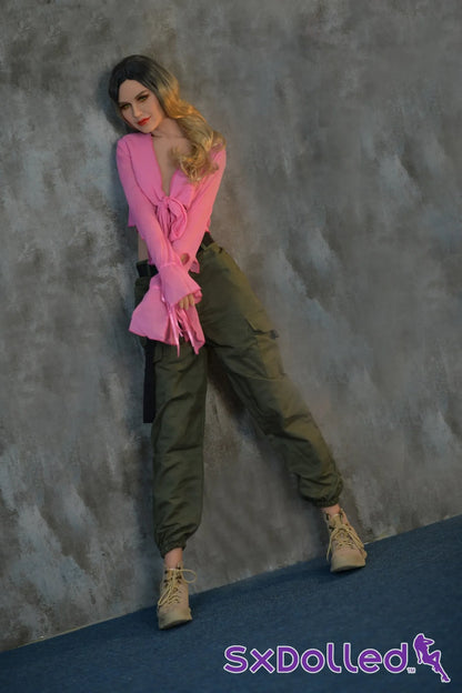 Emma C (A-Cup) (166cm) | Happy Caucasian Sex Doll | HR Doll - A-Cup / 166cm / Ombre - Sex Doll