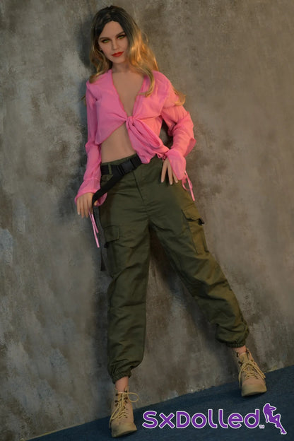 Emma C (A-Cup) (166cm) | Happy Caucasian Sex Doll | HR Doll - A-Cup / 166cm / Ombre - Sex Doll