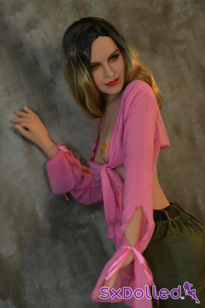 Emma C (A-Cup) (166cm) | Happy Caucasian Sex Doll | HR Doll - A-Cup / 166cm / Ombre - Sex Doll