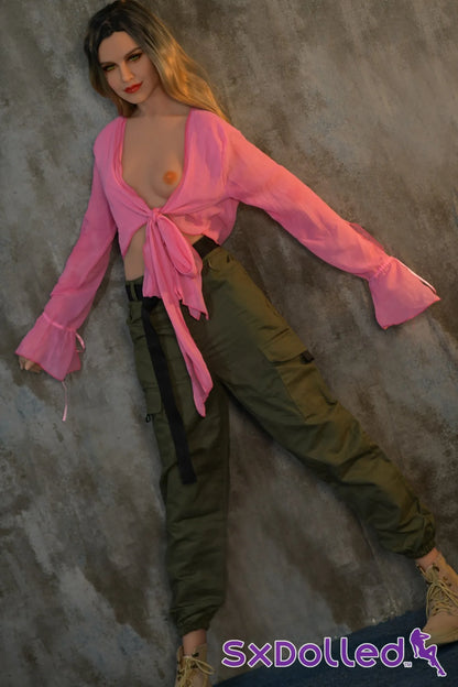 Emma C (A-Cup) (166cm) | Happy Caucasian Sex Doll | HR Doll - A-Cup / 166cm / Ombre - Sex Doll