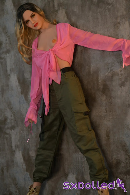 Emma C (A-Cup) (166cm) | Happy Caucasian Sex Doll | HR Doll - A-Cup / 166cm / Ombre - Sex Doll