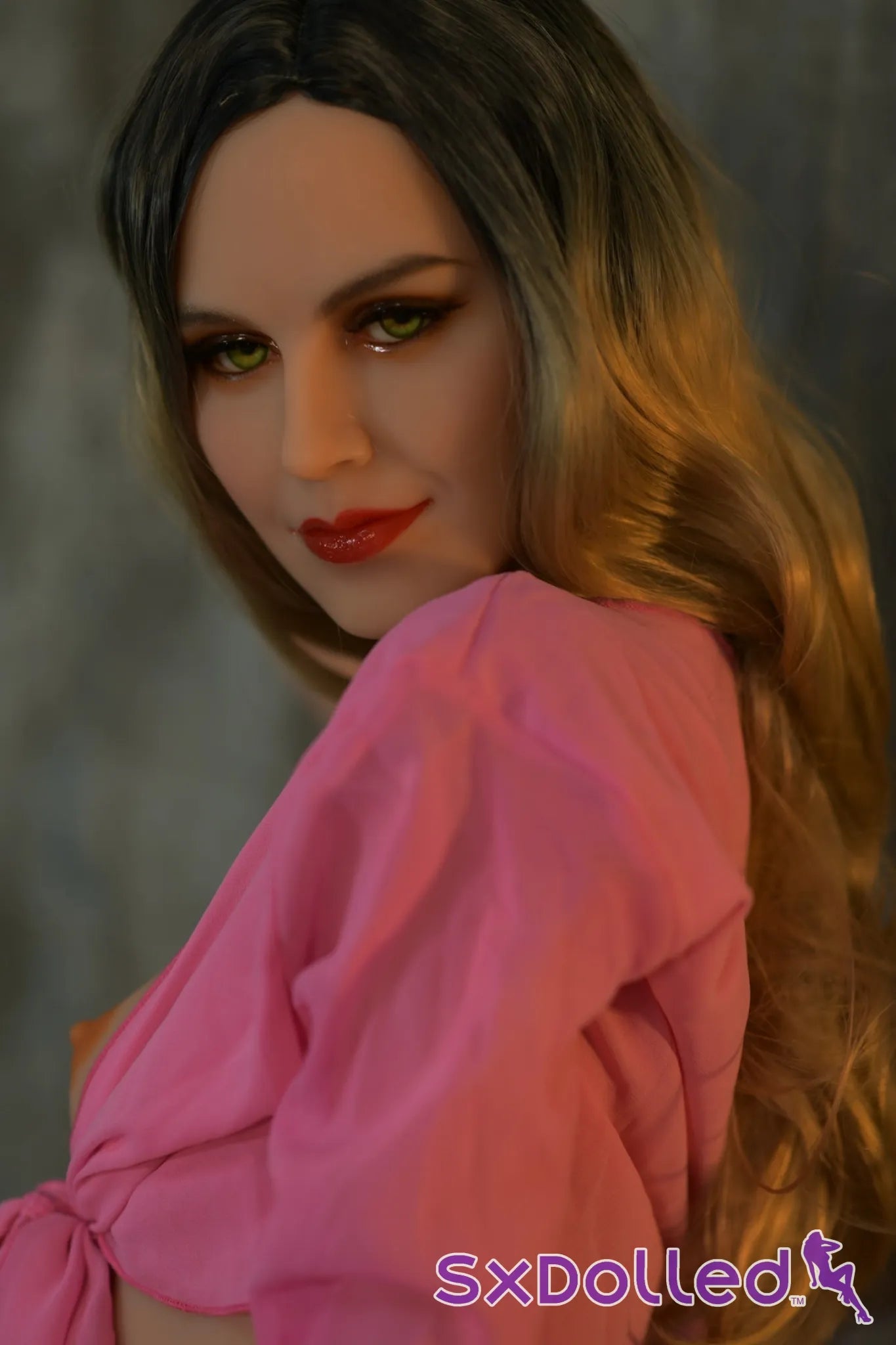 Emma C (A-Cup) (166cm) | Happy Caucasian Sex Doll | HR Doll - A-Cup / 166cm / Ombre - Sex Doll