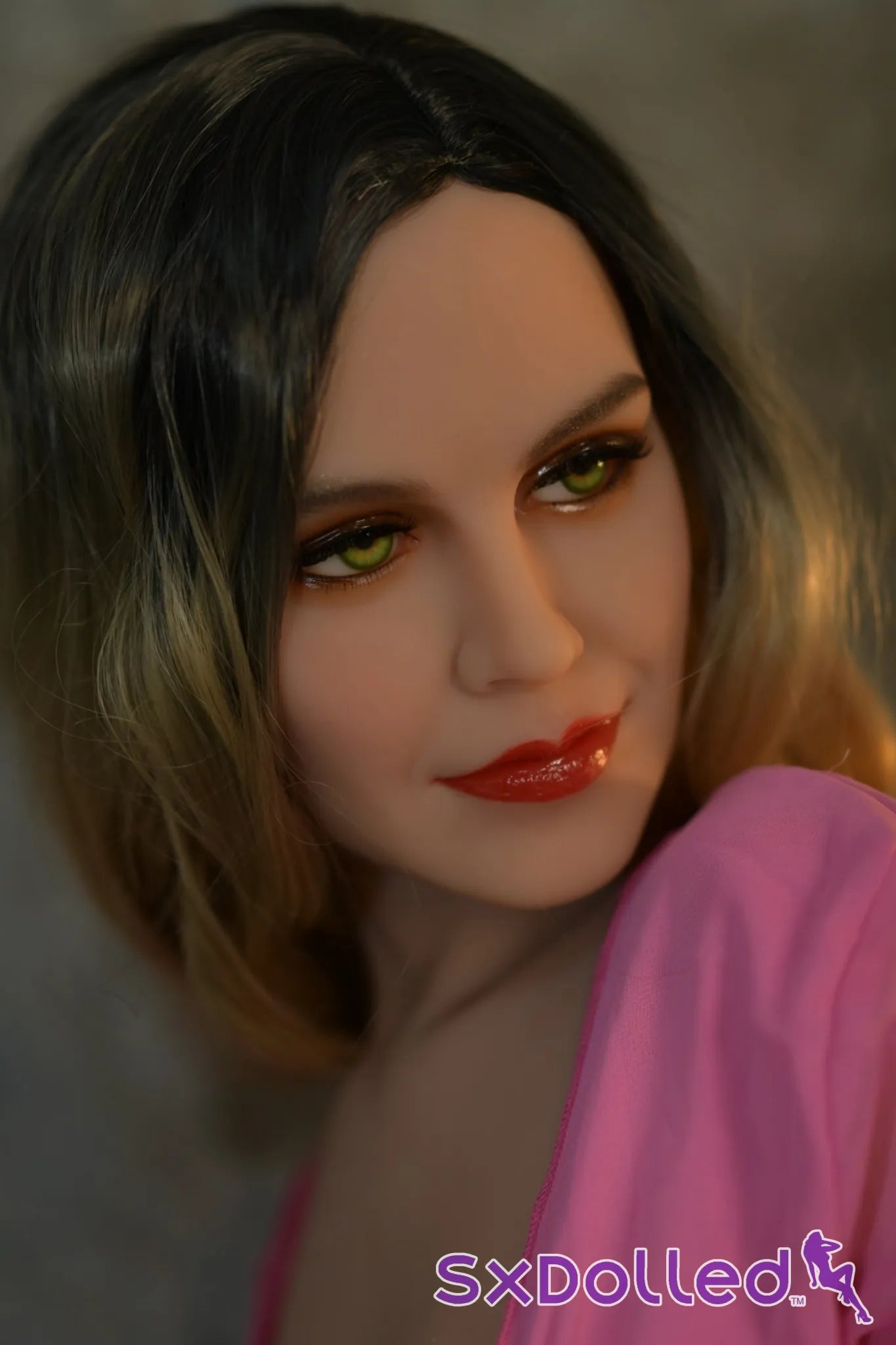 Emma C (A-Cup) (166cm) | Happy Caucasian Sex Doll | HR Doll - A-Cup / 166cm / Ombre - Sex Doll