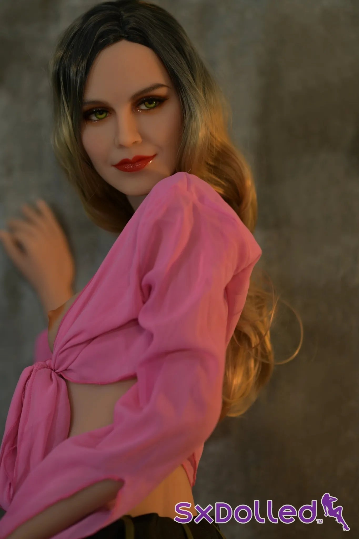 Emma C (A-Cup) (166cm) | Happy Caucasian Sex Doll | HR Doll - A-Cup / 166cm / Ombre - Sex Doll