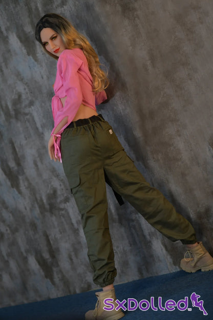 Emma C (A-Cup) (166cm) | Happy Caucasian Sex Doll | HR Doll - A-Cup / 166cm / Ombre - Sex Doll