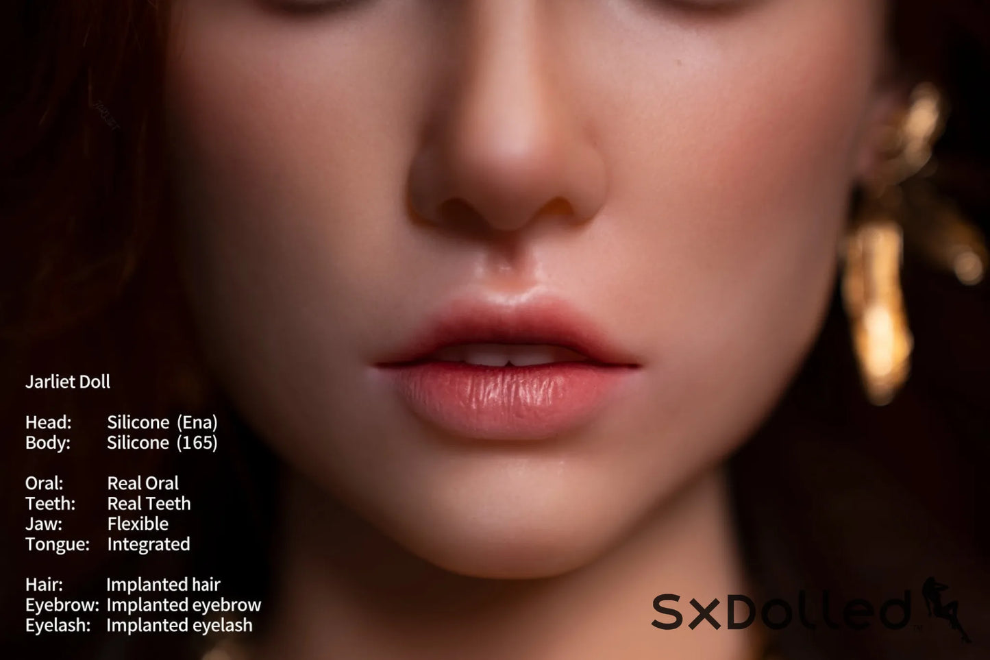 Ena A (F-Cup) (165cm) | Tan Caucasian Brunette Sex Doll | Jarliet F-Cup / 165cm / Brunette Sex Doll