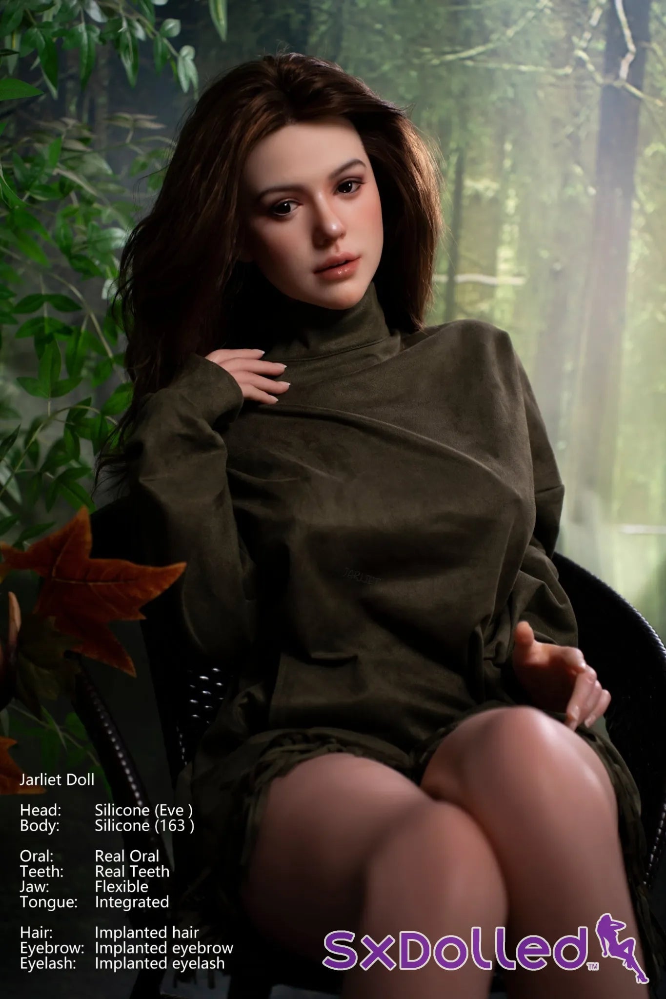 Ena A (I-Cup) (163cm) | Brunette Tan Caucasian Sex Doll | Jarliet I-Cup / 163cm / Brunette Sex Doll
