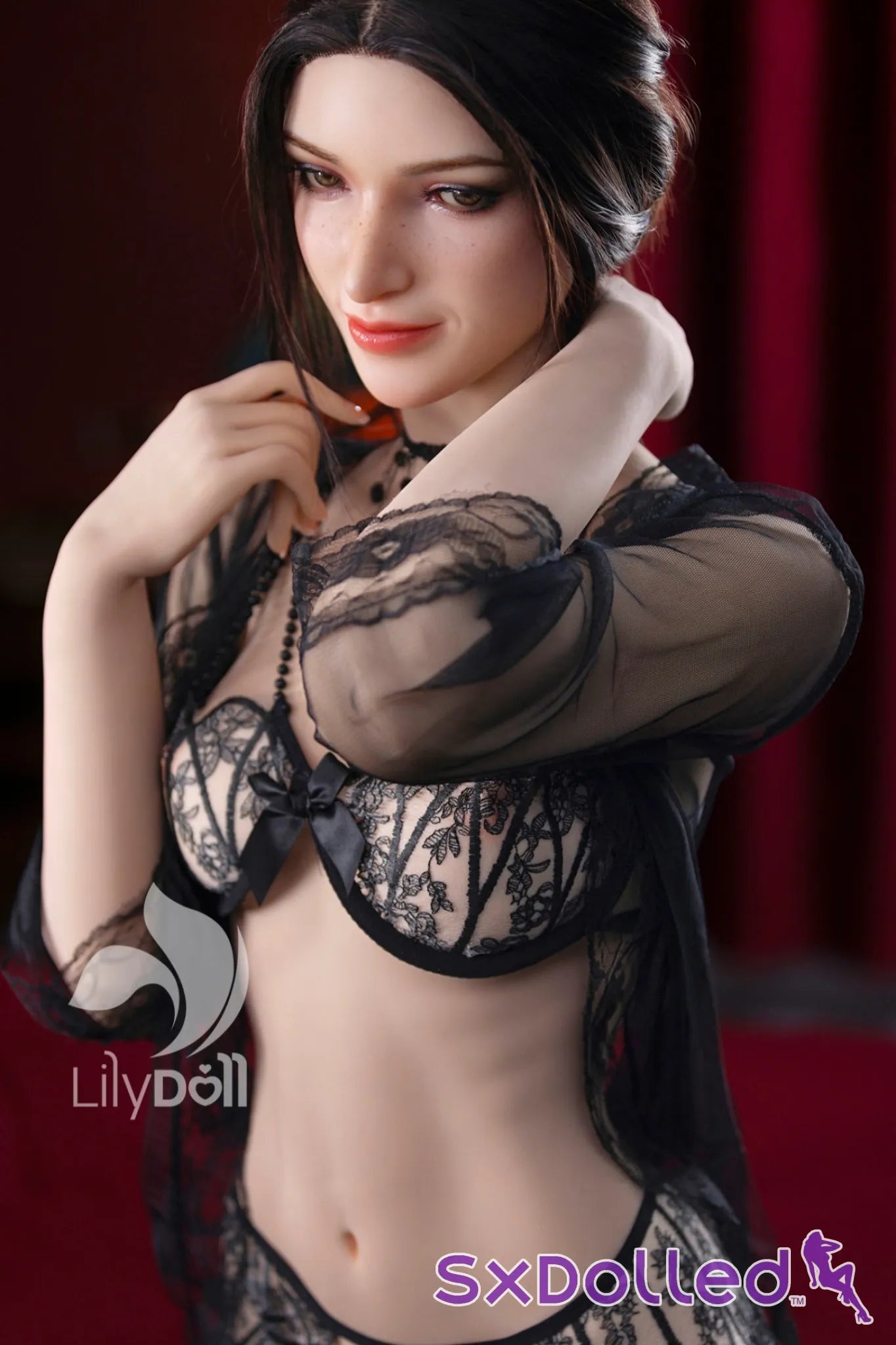 Esme C (C-Cup) (166cm) |Happy Sex Doll with Freckles | Lily Doll C-Cup / 166cm / Brunette Sex Doll