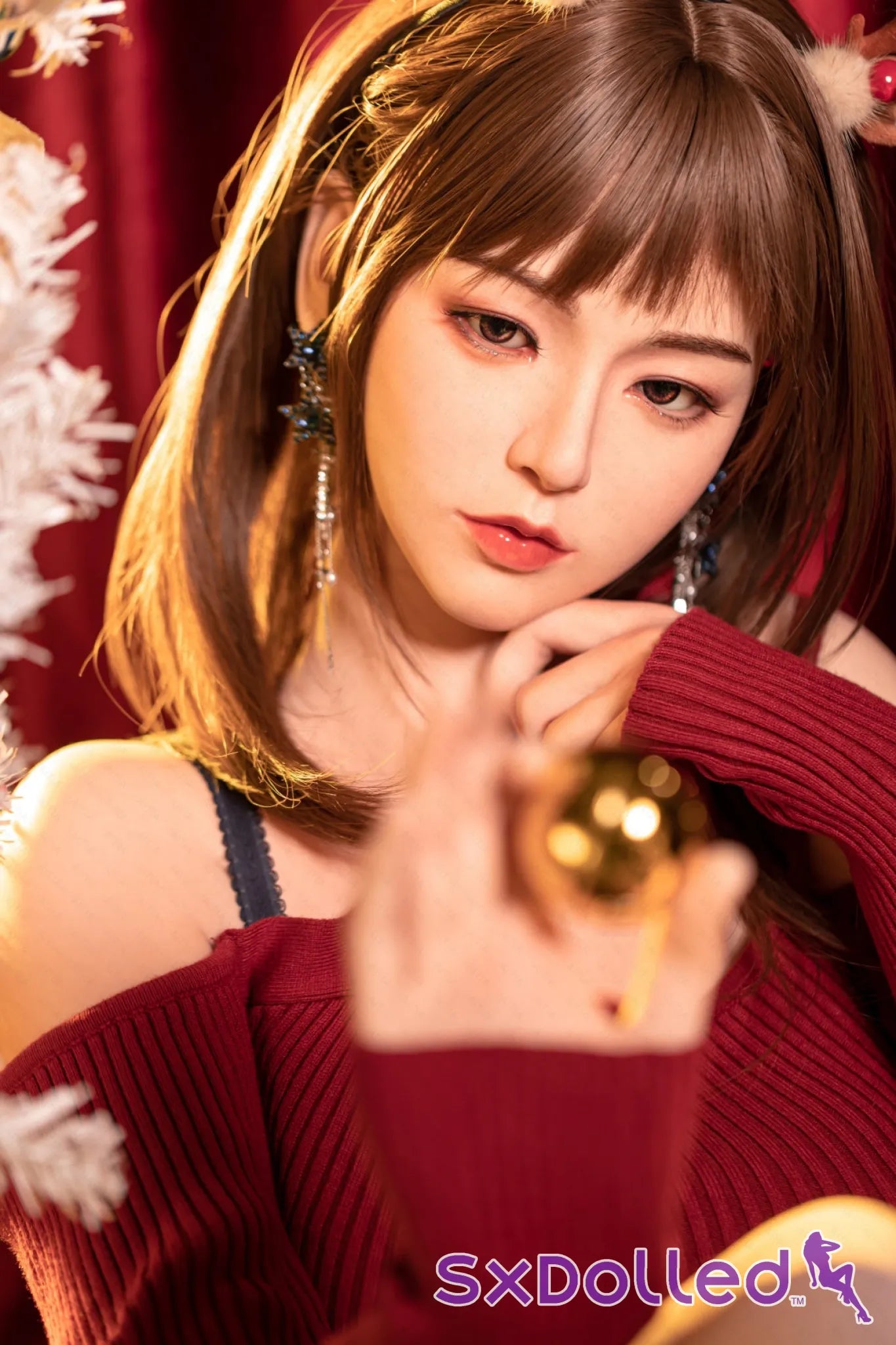 Etsuko (E-Cup) (163cm) | Christmas Themed Japanese Sex Doll | AITIA E-Cup / 163cm / Brunette Sex Doll