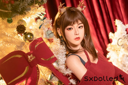 Etsuko (E-Cup) (163cm) | Christmas Themed Japanese Sex Doll | AITIA E-Cup / 163cm / Brunette Sex Doll