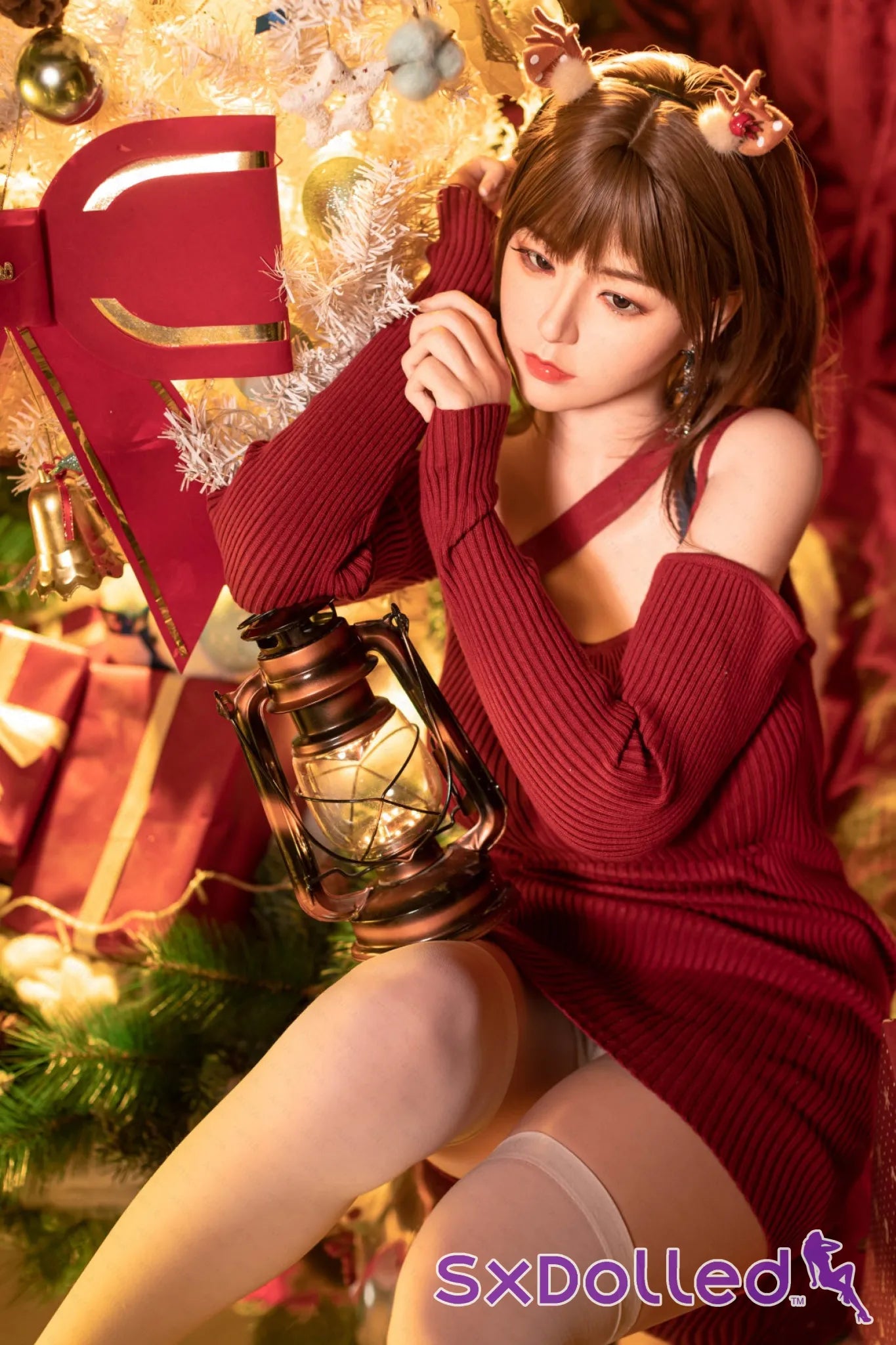 Etsuko (E-Cup) (163cm) | Christmas Themed Japanese Sex Doll | AITIA E-Cup / 163cm / Brunette Sex Doll