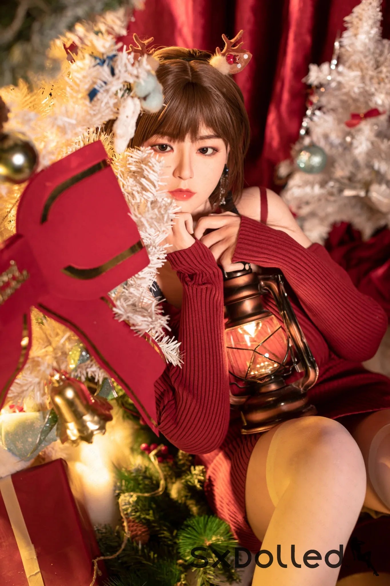 Etsuko (E-Cup) (163cm) | Christmas Themed Japanese Sex Doll | AITIA E-Cup / 163cm / Brunette Sex Doll