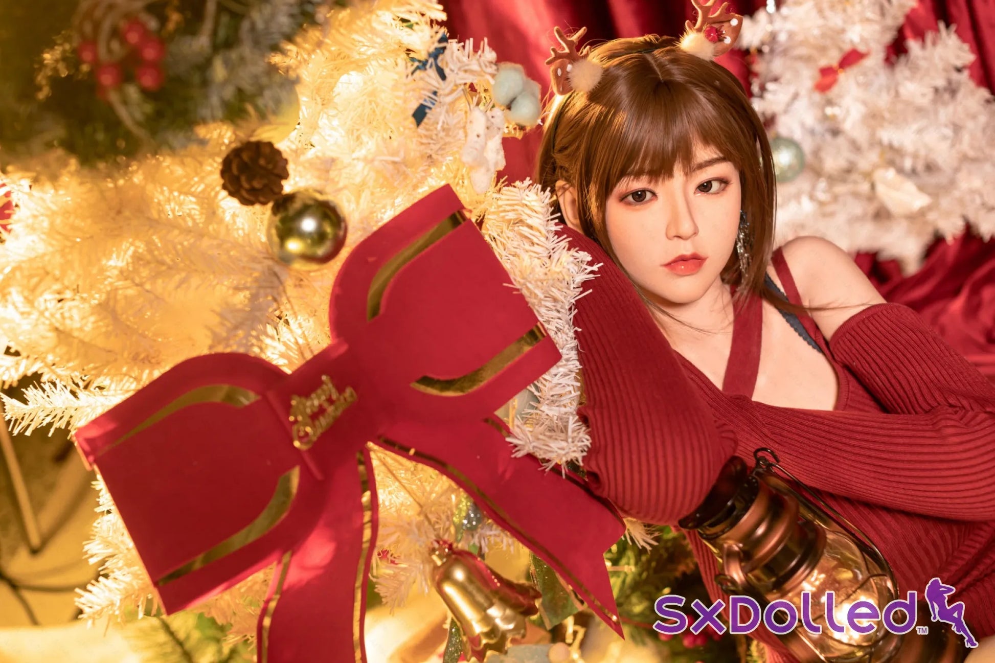 Etsuko (E-Cup) (163cm) | Christmas Themed Japanese Sex Doll | AITIA E-Cup / 163cm / Brunette Sex Doll