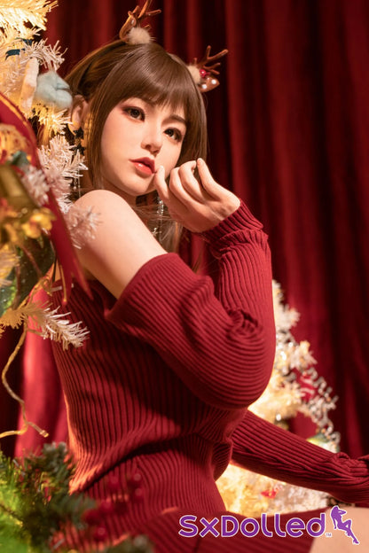 Etsuko (E-Cup) (163cm) | Christmas Themed Japanese Sex Doll | AITIA E-Cup / 163cm / Brunette Sex Doll