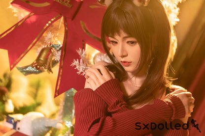 Etsuko (E-Cup) (163cm) | Christmas Themed Japanese Sex Doll | AITIA E-Cup / 163cm / Brunette Sex Doll