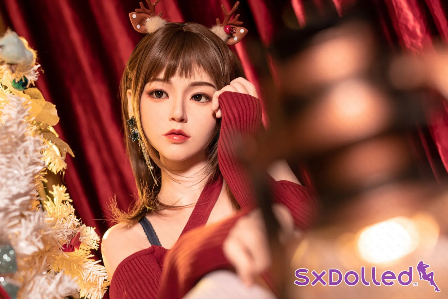 Etsuko (E-Cup) (163cm) | Christmas Themed Japanese Sex Doll | AITIA E-Cup / 163cm / Brunette Sex Doll