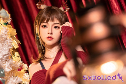 Etsuko (E-Cup) (163cm) | Christmas Themed Japanese Sex Doll | AITIA E-Cup / 163cm / Brunette Sex Doll