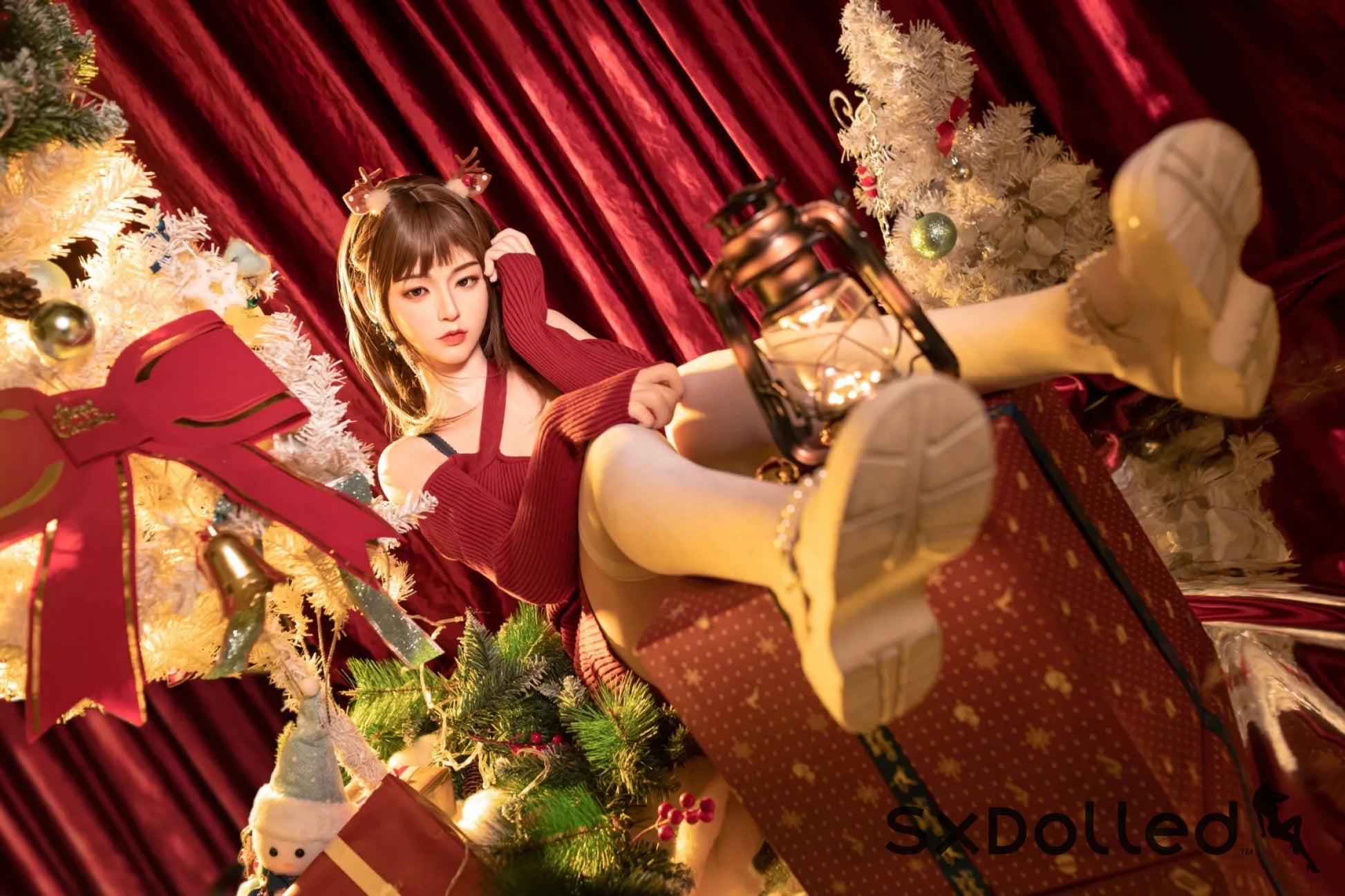 Etsuko (E-Cup) (163cm) | Christmas Themed Japanese Sex Doll | AITIA E-Cup / 163cm / Brunette Sex Doll