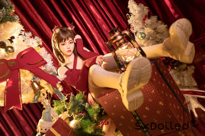Etsuko (E-Cup) (163cm) | Christmas Themed Japanese Sex Doll | AITIA E-Cup / 163cm / Brunette Sex Doll
