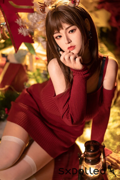 Etsuko (E-Cup) (163cm) | Christmas Themed Japanese Sex Doll | AITIA E-Cup / 163cm / Brunette Sex Doll