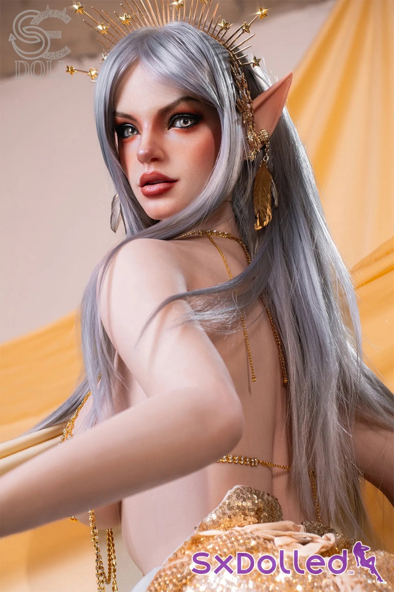 Evadora.A (E-Cup) (167cm) | Elf Goddess Sex Doll | SE Doll E-Cup / 167cm / Silver Sex Doll