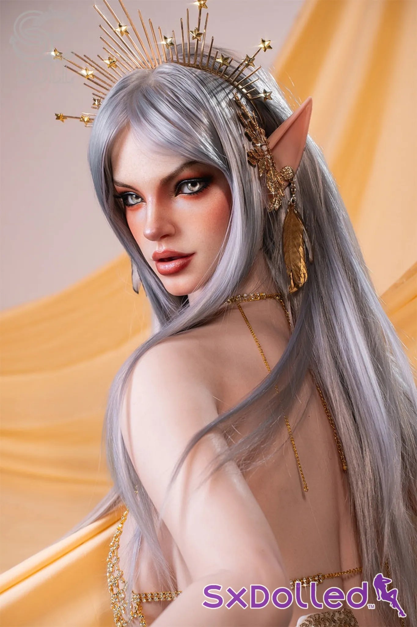 Evadora.A (E-Cup) (167cm) | Elf Goddess Sex Doll | SE Doll E-Cup / 167cm / Silver Sex Doll