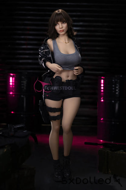 Eve A (F Cup) (159cm) | Brunette Mature Pear Sex Doll | Funwest Doll F Cup / 159cm / Brunette Sex Doll